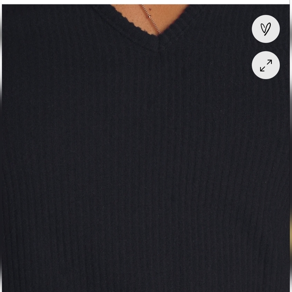 Lulu's Belmore Black Ribbed Jumpsuit Small - Picture 3 of 3